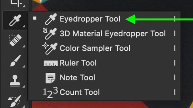 Eyedropper tool