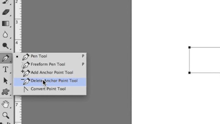 Delete Anchor Point Tool